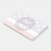 Post-it® 250e anniversaire d'Amérique avec le drapeau améri (Incliné)