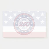 Post-it® 250e anniversaire d'Amérique avec le drapeau améri (Devant)