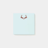 Post-it® 2 cerfs de Noël saut de style rustique (Devant)
