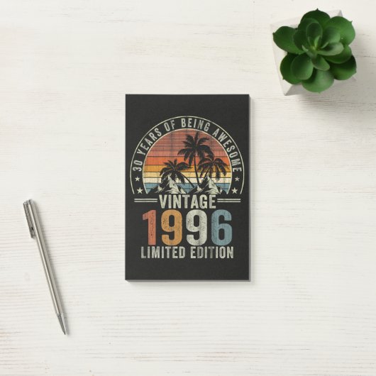 Post-it® 30 Ans d'être Incroyable Vintage 1996 (Bureau)