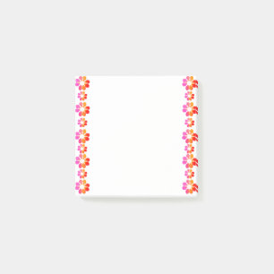 Post-it® 30 Fleur rouge orange