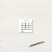 Post-it® 30 Jours de suivi Notes blanches collantes (Sur un bureau)