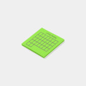 Post-it® 30 jours Tracker Green Sticky Notes (Incliné)