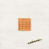 Post-it® 30 jours Tracker Orange Sticky Notes (Sur un bureau)