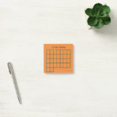 Post-it® 30 jours Tracker Orange Sticky Notes (Bureau)