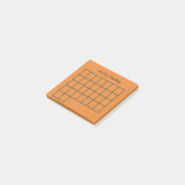 Post-it® 30 jours Tracker Orange Sticky Notes (Incliné)