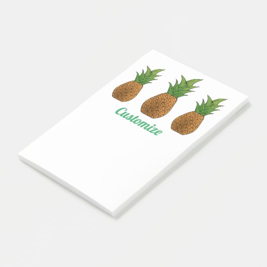 Post-it® 3 ananas Thunder_Cove (Incliné)