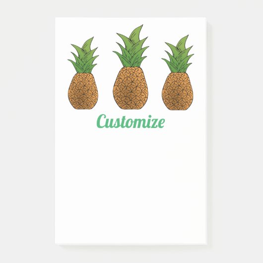 Post-it® 3 ananas Thunder_Cove (Devant)