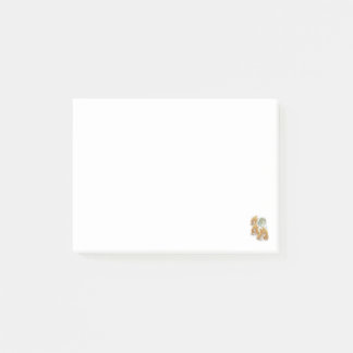 Post-it® 3 chiens Golden Doodle hurlant à la Lune Chiens mi