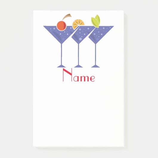 Post-it® 3 cocktails Martini Thunder_Cove (Devant)