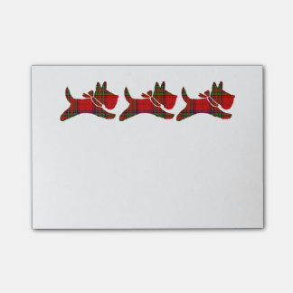 Post-it® 3 Scotties de plaid personnalisent