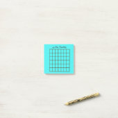 Post-it® 42 jours Tracker Light Blue Sticky Notes (Sur un bureau)