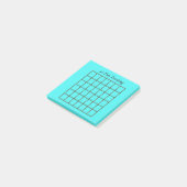 Post-it® 42 jours Tracker Light Blue Sticky Notes (Incliné)