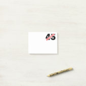Post-it® 45 Impêché (Sur un bureau)