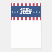 Post-it® 4 juillet heureux (Devant)