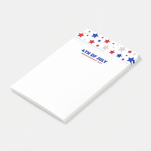 Post-it® 4 juillet heureux (Incliné)