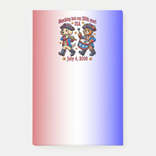 Post-it® 4 juillet Semiquincentenaire du 250e anniversaire