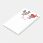 Post-it® 4 Oiseaux amusants Thunder_Cove (Incliné)