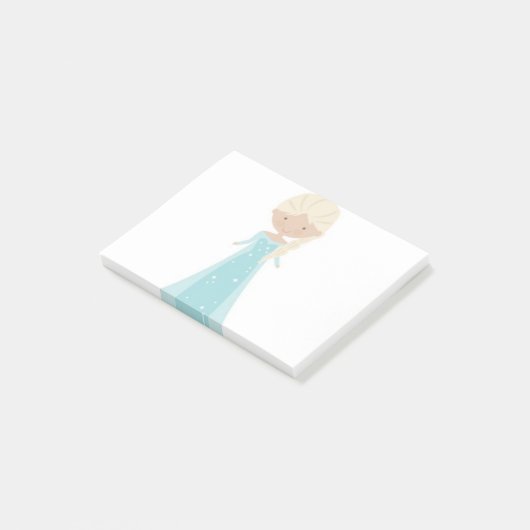 Post-it® 4 x 3 Post It Notes — Elsa Animée de Frozen (Incliné)