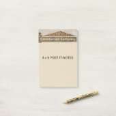 Post-it® 4 x 6 messages personnalisés (Sur un bureau)