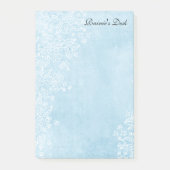 Post-it® 4x6 bleu" notes de post-it (Devant)