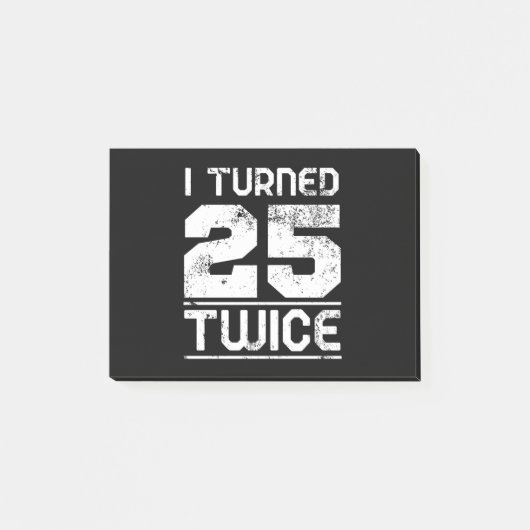 Post-it® 50e anniversaire drôle (Devant)