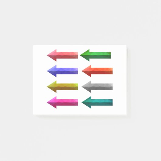 Post-it® 5424Flèches colorées (Devant)