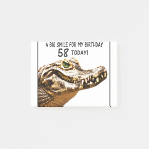Post-it® 58e anniversaire Alligator Smile