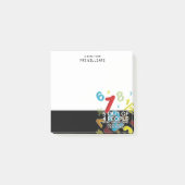 Post-it® 5 SUR 4 PERSONNES Citation Math Personnalisée (Devant)