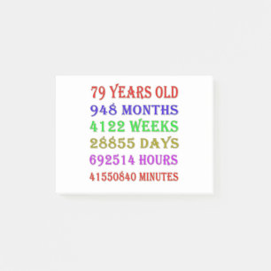 Post-it® 79e anniversaire Jalons