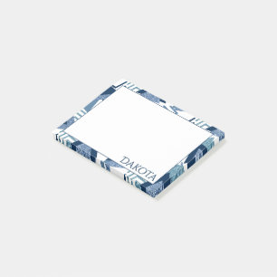 Post-it® 80s Luxe Abstrait   Turquoise et bleu marine