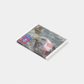 Post-it® 82e Division aéroportée Irak Vétéran de combat (Incliné)