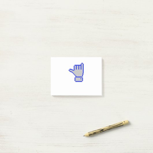 Post-it® 8 bits mou (Sur un bureau)