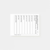 Post-it® 8CPH Mois Planner Tracker Post-it Pad (Devant)