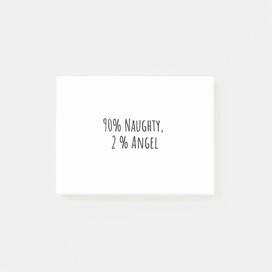 Post-it® 90% Méchant, 2 % Ange (Devant)