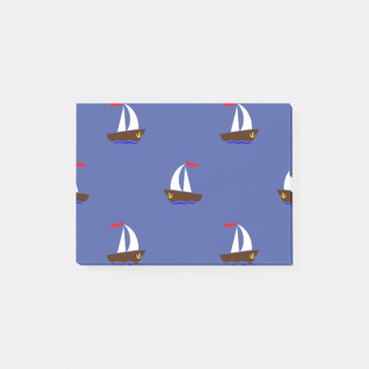 Post-it® 9165Motif de navire (Devant)