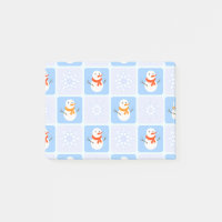 À damiers hiver bonhomme de neige motif et flocons