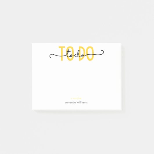 Post-it® À FAIRE - Jaune (Devant)