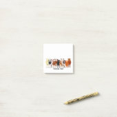 Post-it® a group of cow post it (Sur un bureau)