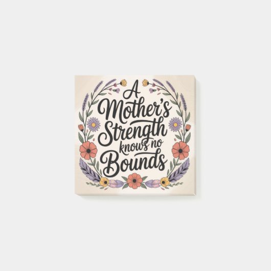 Post-it® A Mother's Strength Knows No Bounds (Devant)