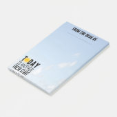 Post-it® À partir du bureau de - avis de travail (Incliné)