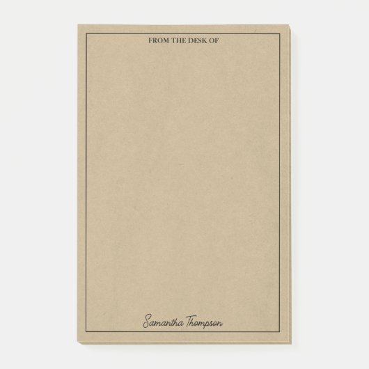 Post-it® À Partir Du Bureau De La Papeterie De Bureau Sur M (Devant)