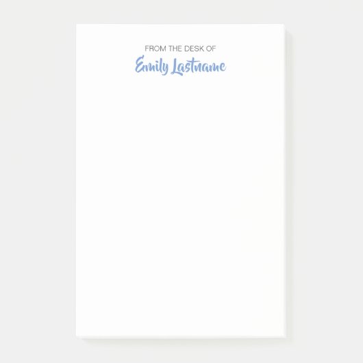 Post-it® À partir du bureau de votre nom Décontracté Post-i (Devant)