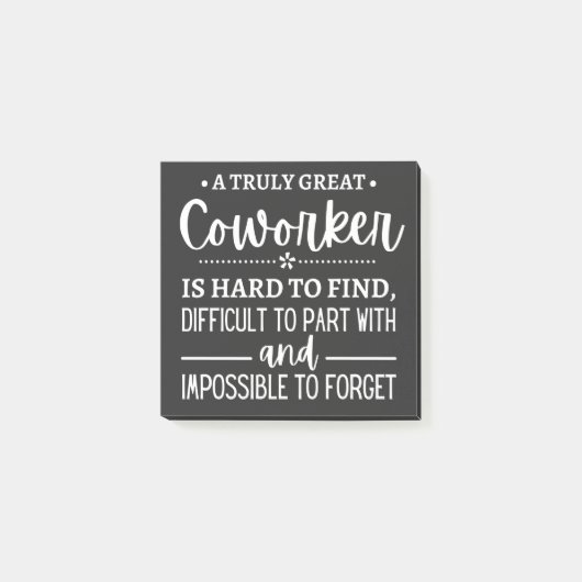 Post-it® A Truly Great Coworker (Devant)