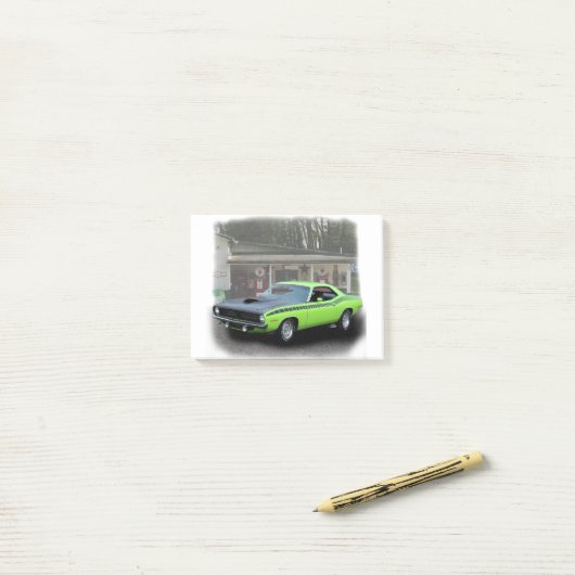 Post-it® AAR Cuda 1970 (Sur un bureau)