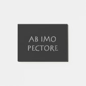 Post-it® Ab imo pectore (Devant)