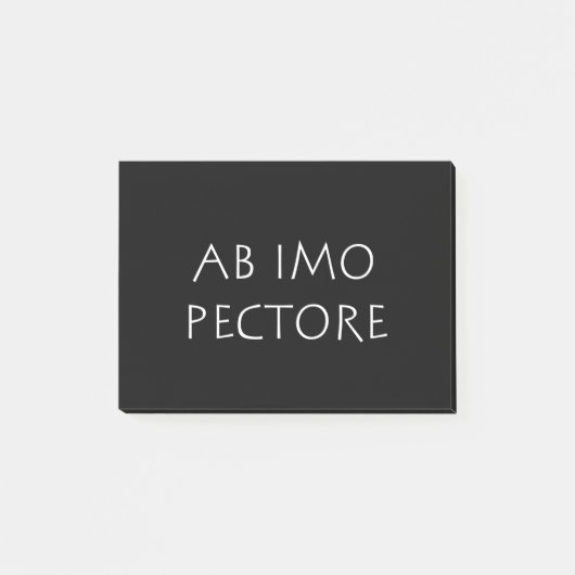 Post-it® Ab imo pectore (Devant)