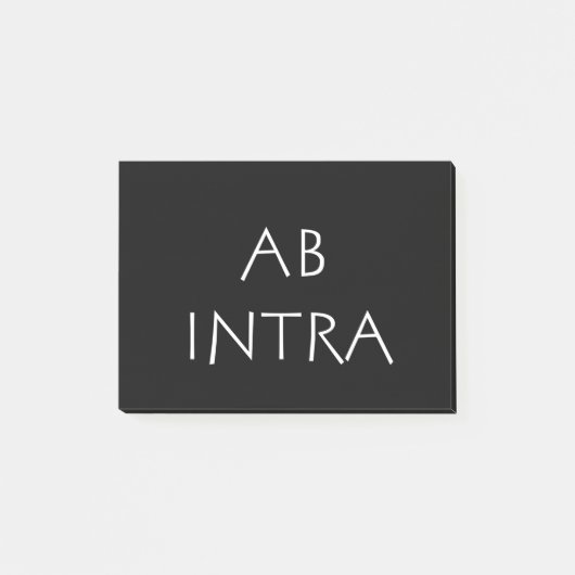 Post-it® Ab intra (Devant)