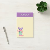 Post-it® Abby Cadabby Randonnée | Ajouter Votre Nom (Bureau)