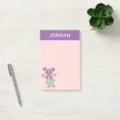 Post-it® Abby Cadabby Woodland | Ajouter Votre Nom (Bureau)